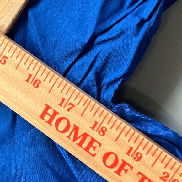 Chico's Touch of Shine Tunic Size Small Tallon Beaded Blouse Majestic Blue White - Picture 6 of 7